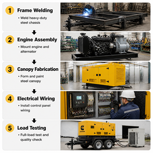 ผู้ผลิตเครื่องกำเนิดไฟฟ้าดีเซล Cummins Weichai Yuchai 80kw 100kva 100kw 125kva คุณภาพดี เครื่องกำเนิดไฟฟ้าดีเซลแบบเงียบ 100 Kva - Product Image 3