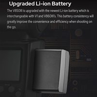 Flash Godox V850III de troisième génération compatible avec les appareils photo Canon, Nikon et Sony, avec griffe porte-accessoire, éclairage professionnel pour appareil photo