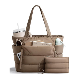 Bolso de Hombro Acolchado Anti-robo con Bolsillo Exterior, Portátil, Compatible con Laptop, Resistente al Agua, Tipo Tote - Product Image 3