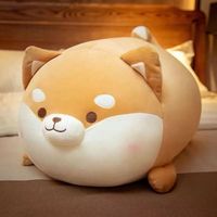 Boneka Shiba Inu Lucu, Boneka Anjing Corgi Lembut, Bantal Peluk, Hadiah Valentine & Ulang Tahun Grosir