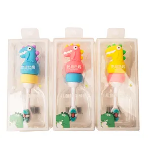 فرشاة أسنان للأطفال من النانو الناعم بتصميم كرتوني ثلاثي الأبعاد