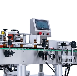 Automatic Desktop Labeling Machine Round Bottles <b>Square</b> Edges for New High <b>Speed</b> Full - Product Image 6
