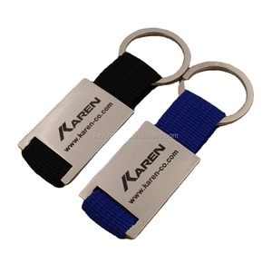 Promotional Gifts Metal Lanyard Keychain with Logo