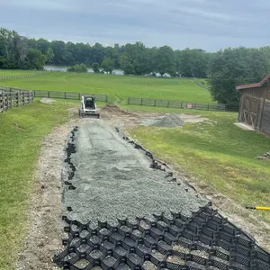 HDPE土工格室碎石稳定器塑料蜂窝土工格室挡土墙加固护坡车道土工格室