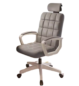 Ergonomic Modern Executive Lift <b>Chair</b> Adjustable Height Swivel Function Iron -Frame Adjustable <b>Armrest</b> Solid Back for <b>Office</b> - Product Image 1