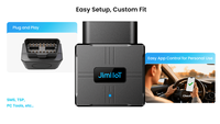 Jimilot VL502 Localisateur de Véhicule GPS, Diagnostic, Lecture de Données Canbus, Surveillance du Carburant, Mini Dispositif de Suivi 4G OBD