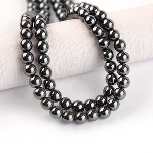 Perles <span class=keywords><strong>en</strong></span> hématite naturelle AA <span class=keywords><strong>en</strong></span> vrac pour la fabrication de bijoux, bracelets, colliers, boucles d'oreilles - Product Image 6