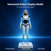 Modèle de robot humanoïde à l'échelle pour salle d'exposition d'entreprise et exposition commerciale