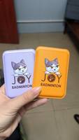 W8 Grosir Dompet Kartu Kredit Desain Sederhana dengan Magnet, Bahan Kulit PU, untuk Iphone 14 15 16 Pro Max