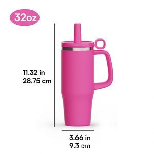 Vaso Térmico de Acero Inoxidable de Doble Pared con Aislamiento al Vacío de 50oz/40oz, con Asa, Aislamiento Térmico de 24-36 Horas, Estilo Deportivo, para Agua Hirviendo - Product Image 2