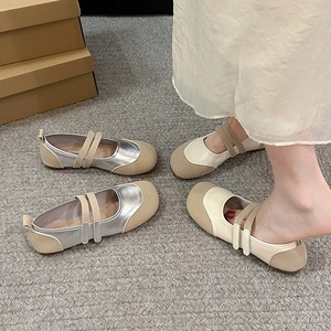 Spring New Arrival Gentle <b>Soft</b> Bottom Plus Size Round Toe Casual Women's Flats Preppy Lazy Beanie <b>Shoes</b> - Product Image 4