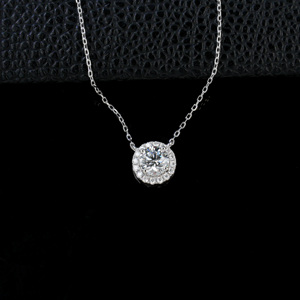 Collar de Plata 925 con Diamante Cultivado en Laboratorio, Regalo Popular y de Alta Demanda, Esencial para Regalar, Regalo para Citas, Moderno y Elegante - Product Image 4