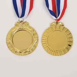 Logo medali kosong kustom murah disesuaikan untuk dijual