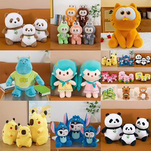 Peluche géante de 12 pouces, personnage de dessin animé de Monsters University, monstre aux cheveux bleus, Sullivan, poupée aux grands yeux, jouet en coton - Product Image 3