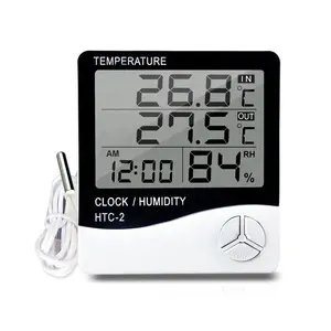 Влажность термометром и гигрометром декоративные часы для часы/Погодная станция с Htc-1 номер термо измеритель температуры