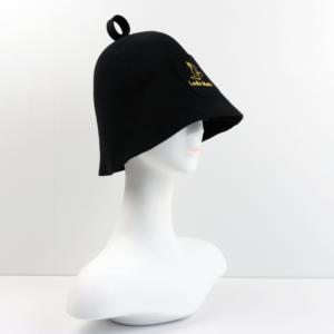 Chapeau de sauna en feutre de laine écologique en tissu polyester GRS chaud de 2mm - Product Image 5