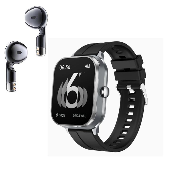 Silver Silicone Strap