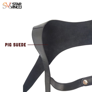 STAR VINCCI カスタム本革ヴィンテージファッションショルダーハーネスバッグ レトロミニマリズムダブルストラップ携帯電話ベストバッグ - Product Image 4