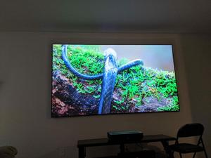 <span class=keywords><strong>Telon</strong></span> 4k de 110 pulgadas 16:9 ALR luz ambiente rechazar día lenticular Pantalla de proyector para mascotas de cristal marco fijo sólo alr pantalla - Product Image 6