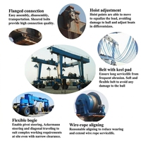 Grue mobile de levage de bateaux de 500 tonnes à 800 tonnes pour chantier naval, certifiée CE ISO, livraison en 35 jours, conception personnalisée disponible