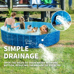 Producto de Verano de All for Paws, Piscina Inflable Plegable Grande, Piscina Exterior Plegable <span class=keywords><strong>para</strong></span> <span class=keywords><strong>Perros</strong></span> y Niños - Product Image 6