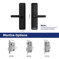 Serrure de porte intelligente WIFI, électrique et à empreintes digitales, pour le domicile,