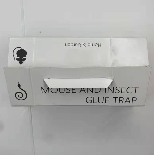 Solid Trapezoid Centipede Sticker Cockroach Rat Mouse Trap Insect Glue Board for Home & Garden