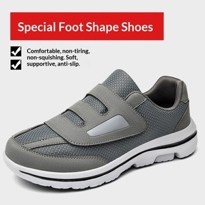 <span class=keywords><strong>Chaussures</strong></span> extra larges et épaisses, adaptées aux diabétiques, pour femmes âgées, adultes d'âge moyen, <span class=keywords><strong>pieds</strong></span> enflés, soutien pour les hampes, synthétiques - Product Image 2