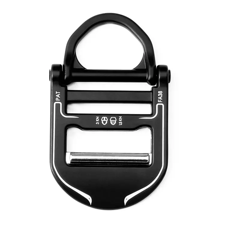 Customized multifunctional defensive quick release belt buckle men's webbing pull ring belt accessory buckle