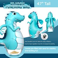 3-d Bop Sacs Gonflable Dragon Sac De Boxe Dessin Animé Animal Bop Sac Gonflable Gobelet Jouet Pour Enfants