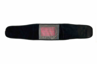 Ceinture de massage lombaire à LED rouge OEM d'usine avec vibration, chauffage et compresse chaude pour soulager les douleurs lombaires et dorsales