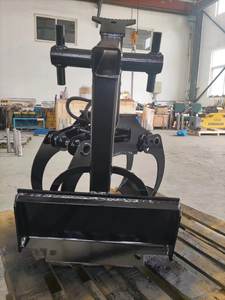 130kgs <span class=keywords><strong>Log</strong></span> Grapple мини-360 Вращающийся Грейферный гидравлический Грейферный погрузчик для небольшого бороздкового управления с помощью индивидуального подключения - Product Image 5
