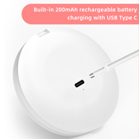 Miroir Compact à LED personnalisable, miroir rond de poche de voyage, miroir bon marché Double face avec grossissement 10x