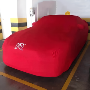 Housse de voiture personnalisée avec logo pour Nissan GT-R R35 Supercar <span class=keywords><strong>Killer</strong></span> Coupe, tissu élastique en velours doux, protection quotidienne durable contre la poussière - Product Image 5