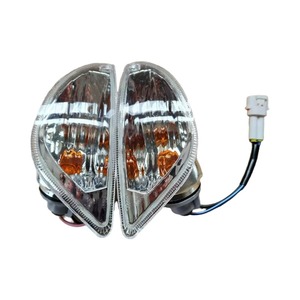 Clignotant de moto HF BENMA avec lentille transparente en plastique pour <span class=keywords><strong>Piaggio</strong></span> <span class=keywords><strong>Vespa</strong></span> LX LXV 50 125 150 - Product Image 1
