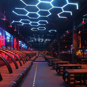 2025 các New Chất lượng cao hình lục giác nhà để xe đèn RGB Đảng Led RGB hình lục giác ánh sáng - Product Image 3