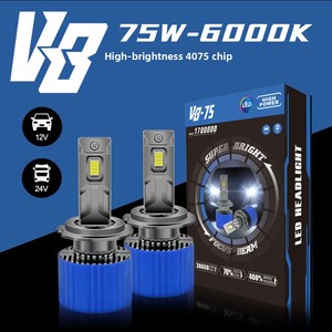 GOODNEWS Fari LED ad Alta Potenza 75W 24V 6000K Universali per Camion Lampadine Auto HB4 H7 - Product Image 3