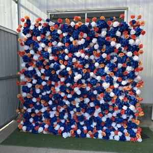 UP037 Wholesale Artificial <b>Flower</b> Backdrop <b>Wall</b> 5d <b>Flower</b> <b>Wall</b> Panel White Silk <b>Flower</b> <b>Wall</b> 8ft X 8ft for Wedding Decor - Product Image 4