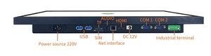 Monitor <span class=keywords><strong>Touch</strong></span> Screen Industriale da 15,6 Pollici, Display Capacitivo 1920*1080 IPS, Pannello in Vetro Temperato, <span class=keywords><strong>Touch</strong></span> a 10 Punti - Product Image 4