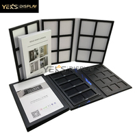Porte-échantillons personnalisable avec logo, en plastique, pour catalogue, sols en bois, livres, pierres de quartz, boîtes, carreaux et dalles