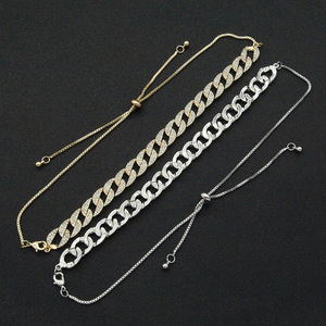 สร้อยคอแบบโซ่ใบไม้สไตล์คิวบาเต็มเส้น สำหรับเต้นสตรีทแดนซ์ เครื่องประดับตกแต่ง ปรับขนาดได้ แฟชั่นทันสมัย สร้อยคอ Lijing - Product Image 3