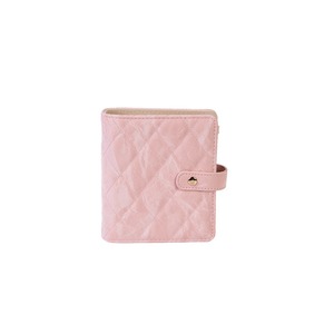 Custom Logo New Arrival A5 Travel Button Premium Leather Loose-Leaf Foldable Jewelry Storage Book <b>Clear</b> Velvet Pouch Ele Queen - Product Image 5