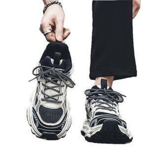 Zapatillas deportivas de hombre estilo nuevo primavera 2026, transpirables de malla, informales - Zapatillas deportivas y casuales de hombre de moda con suela gruesa para mujer - Product Image 5