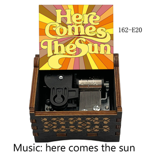 Caja <span class=keywords><strong>Musical</strong></span> de Madera con Mecanismo de Cuerda 'Aquí Viene el <span class=keywords><strong>Sol</strong></span>', 18 Notas, Regalo <span class=keywords><strong>Musical</strong></span> para Amigos, Familia, Fiestas, Decoración para el Hogar y <span class=keywords><strong>la</strong></span> Oficina - Product Image 4