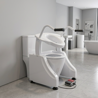 Siège de toilette électrique Easy Clean pour adultes handicapés – Support de transfert stable pour la salle de bain et les soins quotidiens