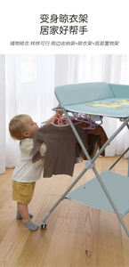 <span class=keywords><strong>Table</strong></span> de soin pour bébé <span class=keywords><strong>pliable</strong></span> en métal et tissu confortable, vente directe d'usine - Product Image 5