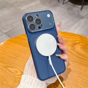 Custodia di Lusso Trasformabile in 17 Modelli per <span class=keywords><strong>iPhone</strong></span> <span class=keywords><strong>13</strong></span> 14 15 16 17 <span class=keywords><strong>Pro</strong></span> Max con <span class=keywords><strong>Protezione</strong></span> Lente in Vetro e Ricarica Magnetica - Product Image 2