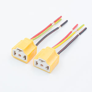 Connecteur de douille H4 en céramique pour ampoules LED H4 Hi/Lo, phares et feux de brouillard, support de lampe 9003 HB2, prise à <span class=keywords><strong>3</strong></span> broches - Product Image 3