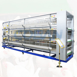 Jaula Automática para Palomas y Codornices Tipo H de 4 Niveles, Jaulas para Pollos de Engorde, Precio de Fábrica para África, Proyecto Llave en Mano - Product Image 1