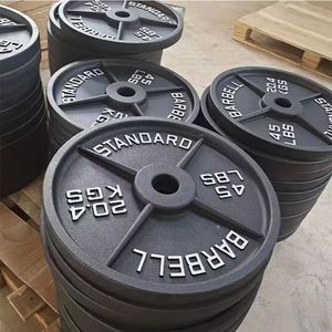 Discos de Pesas de Acero para Gimnasio en Casa, con Logotipo Personalizado, Portátiles, con Protección de Goma - Product Image 3